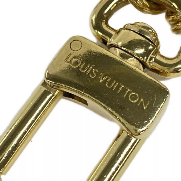 100% Authentic LOUIS VUITTON GP Metal Enameled Heart Gold Bag Charm - Picture 3 of 5